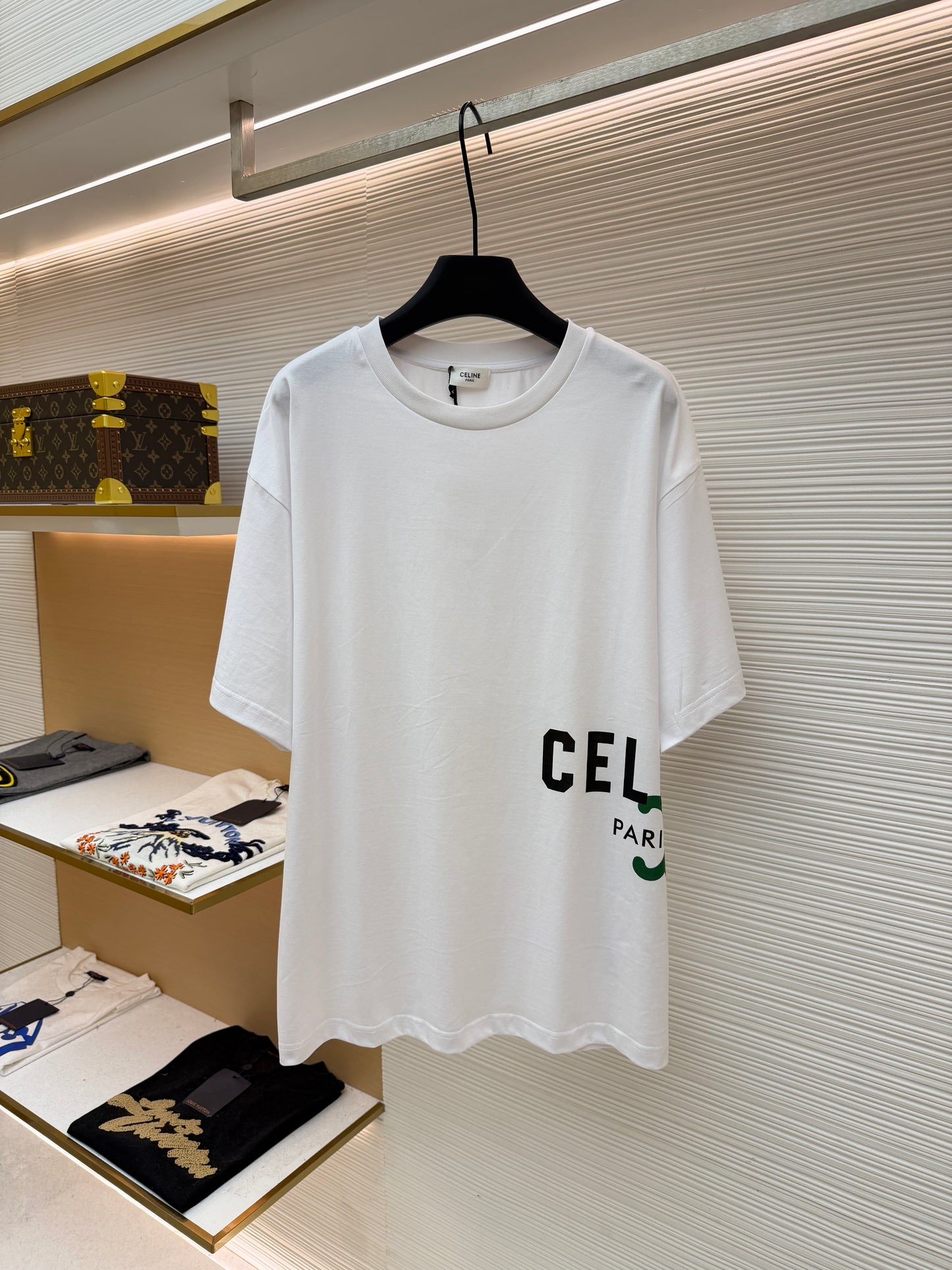 White and Black T-Shirt