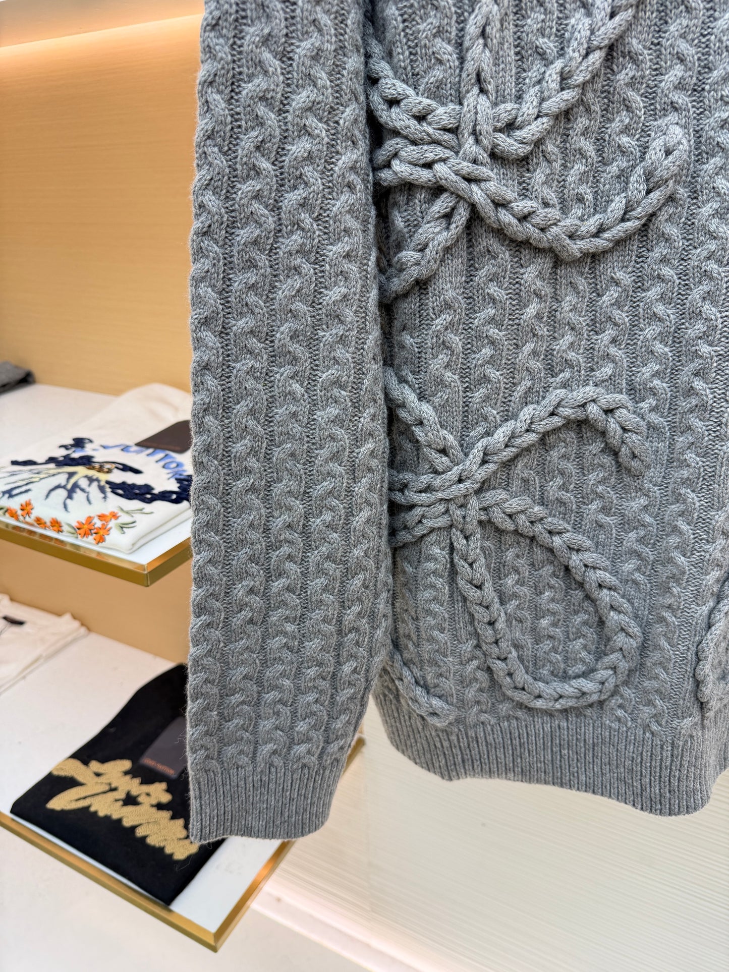 Grey and Green Jersey