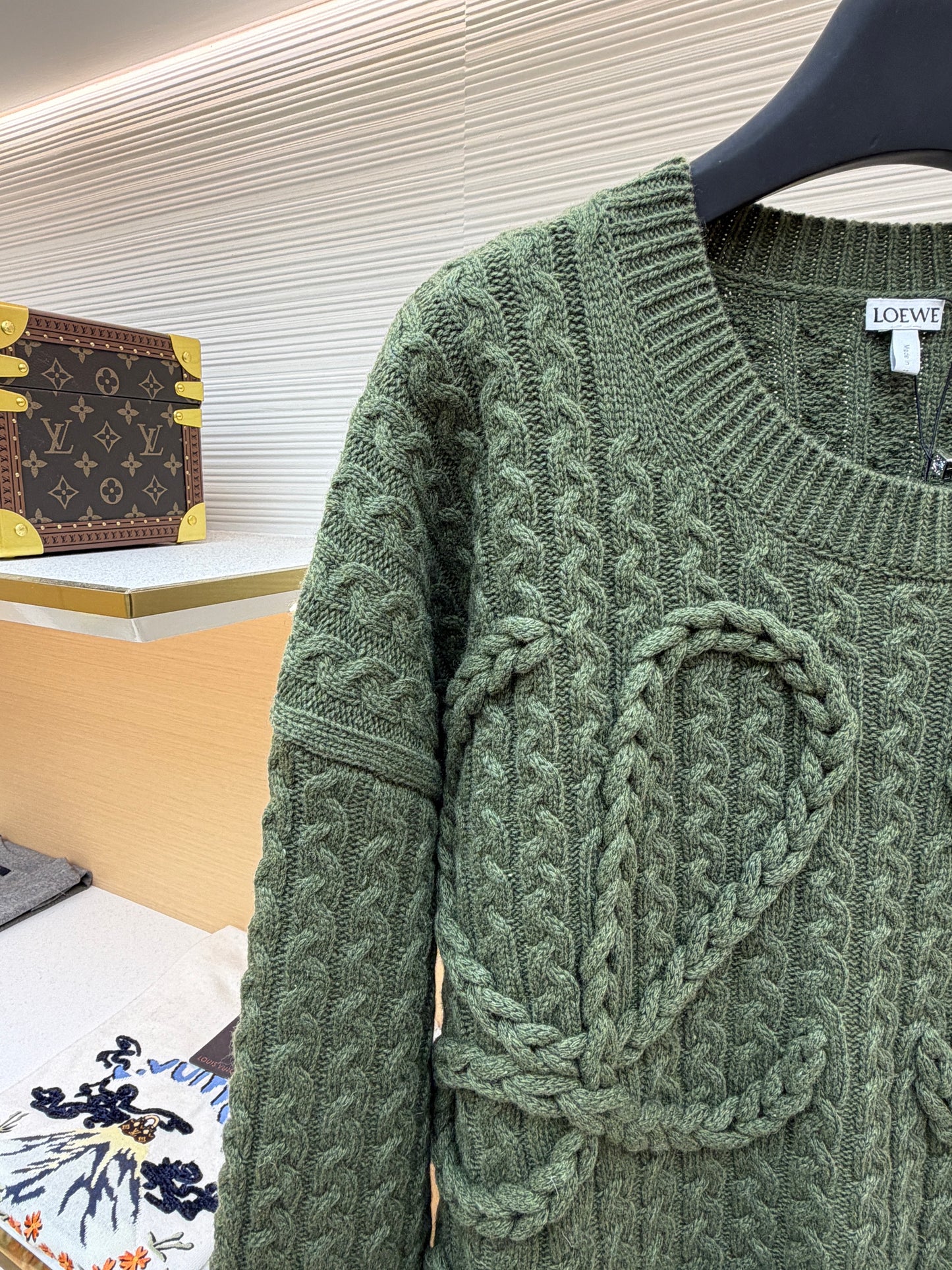 Grey and Green Jersey