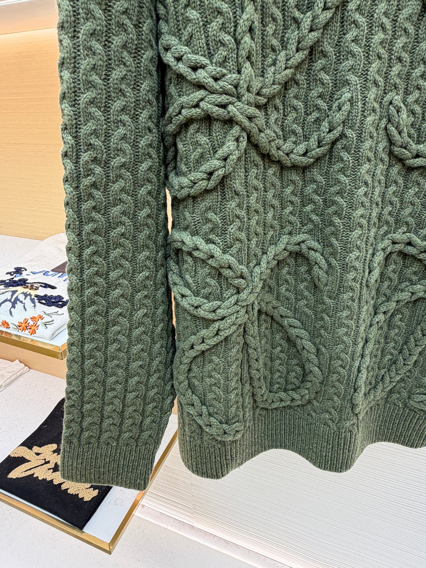 Grey and Green Jersey