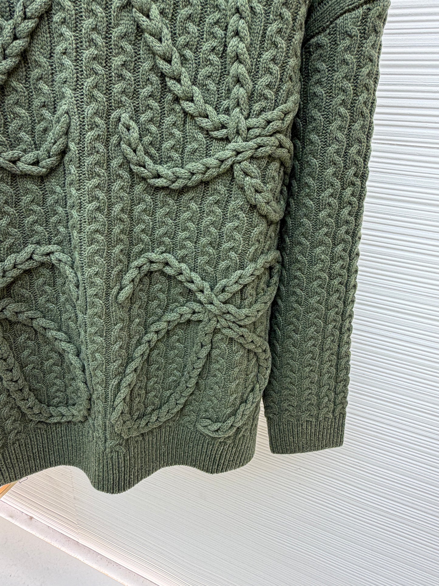 Grey and Green Jersey