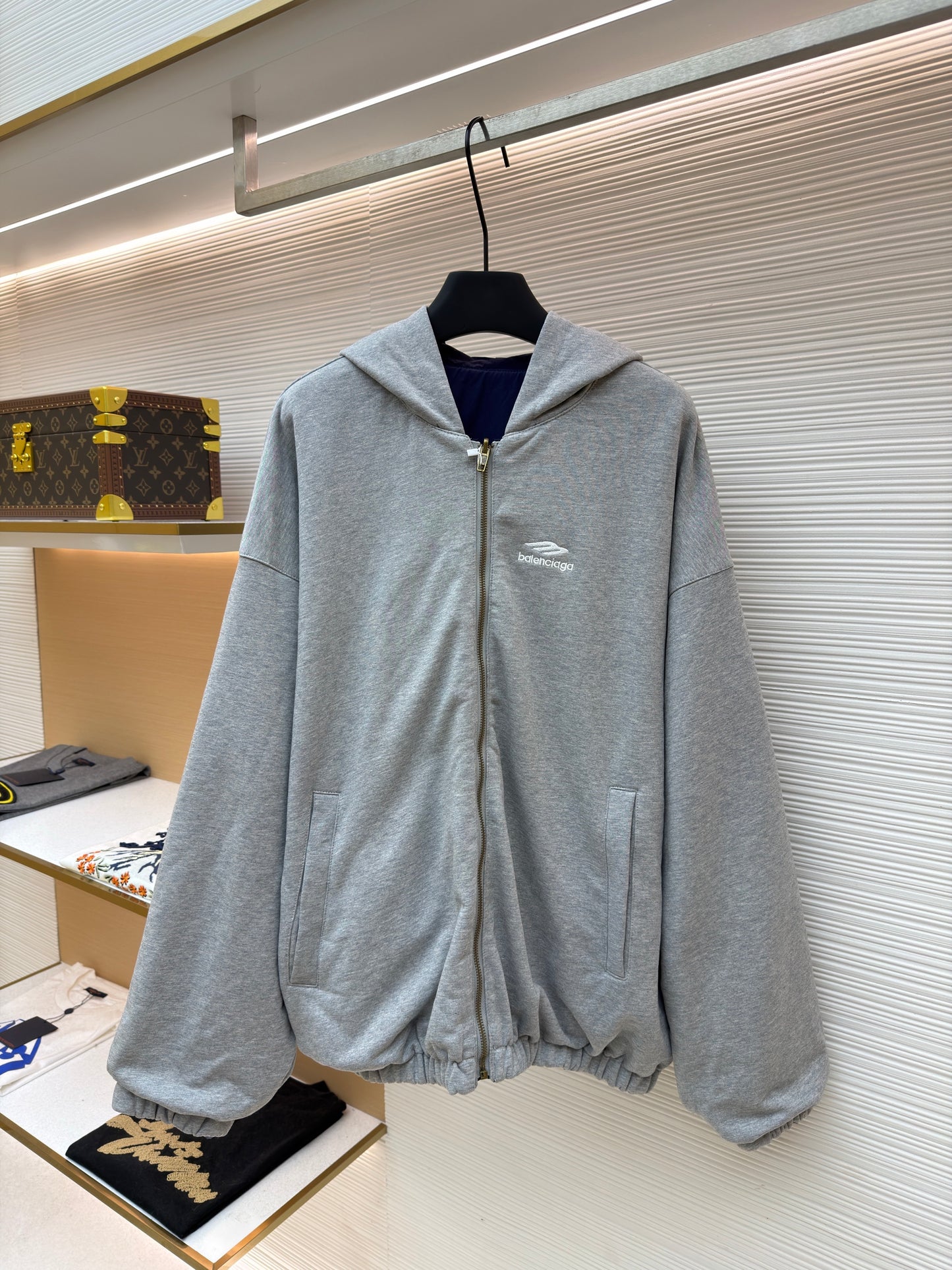 Dark Blue Grey Jacket