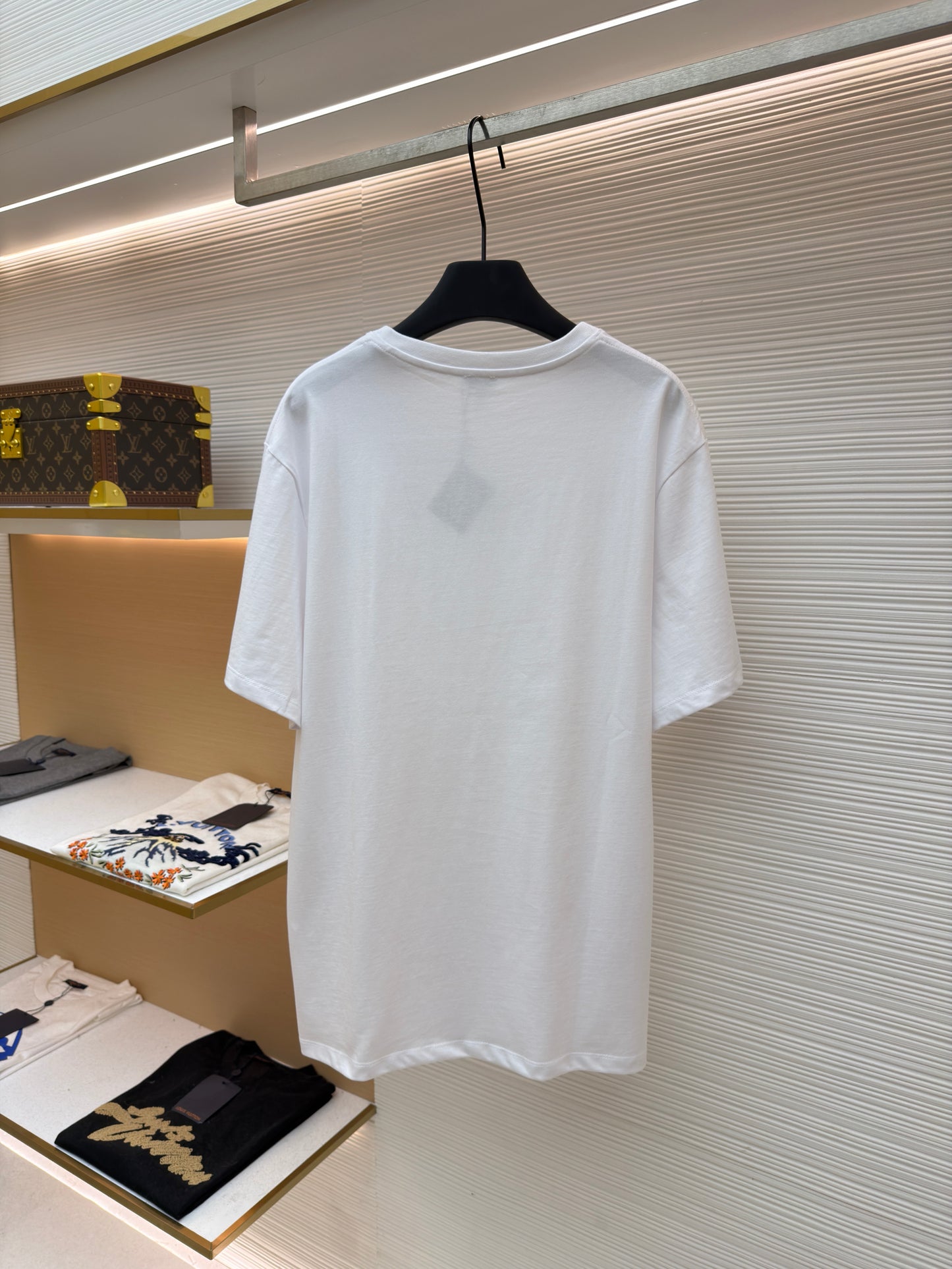 Dark Blue and White T-Shirt