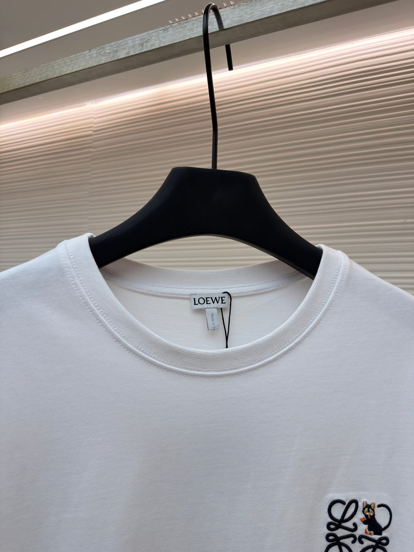 Dark Blue and White T-Shirt