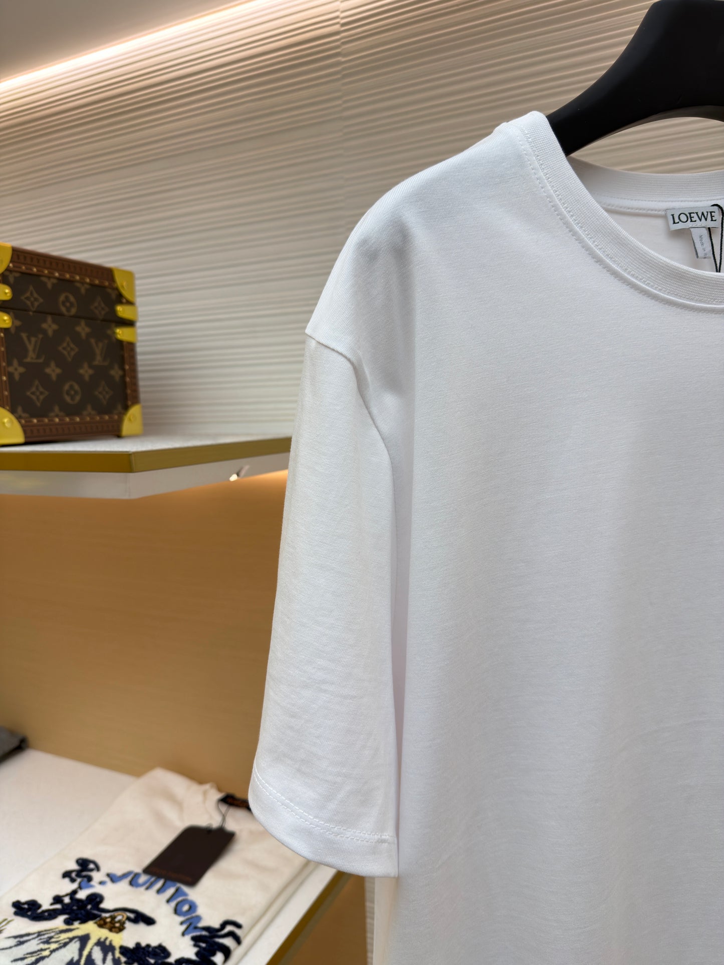 Dark Blue and White T-Shirt