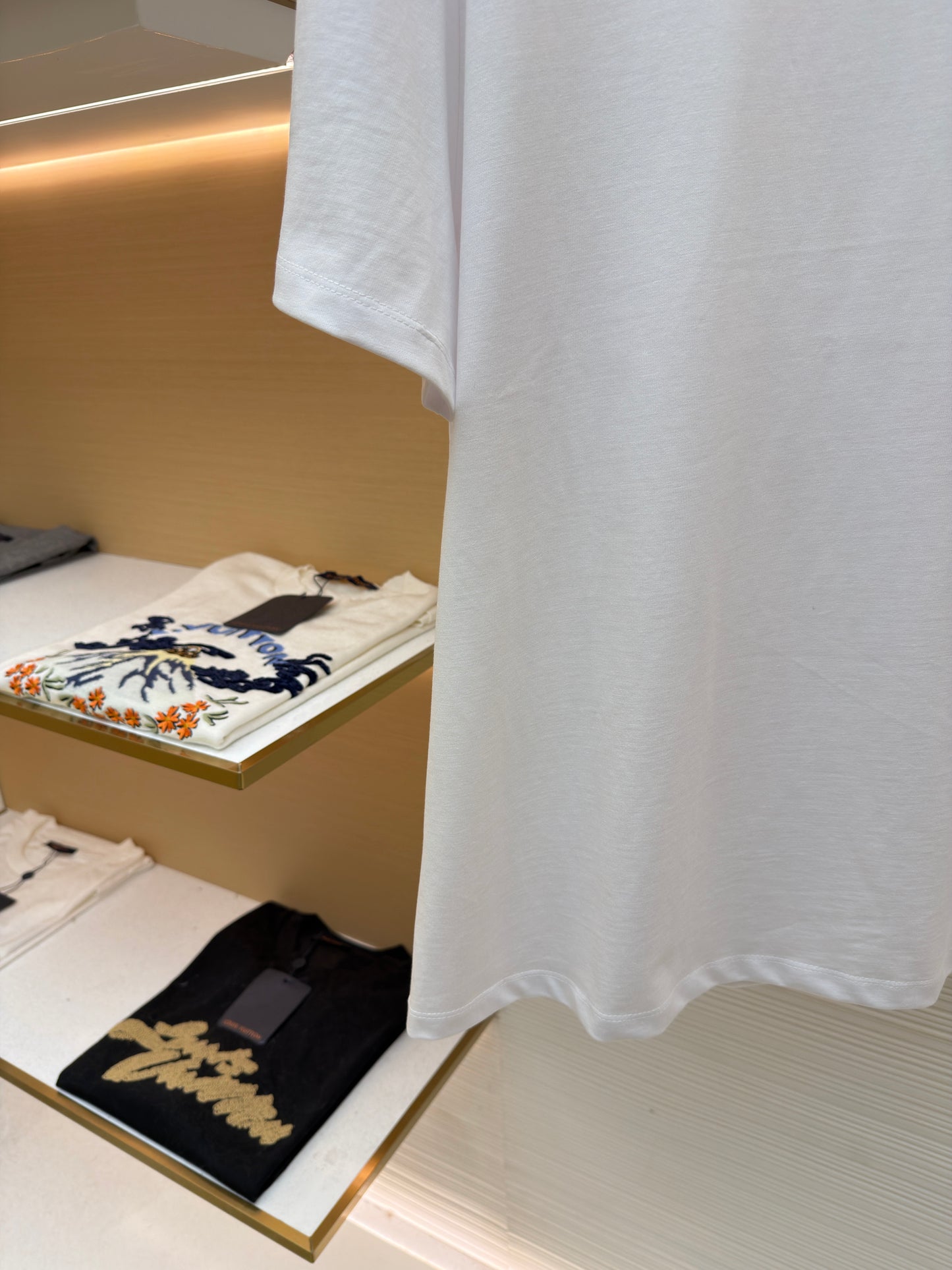 Dark Blue and White T-Shirt