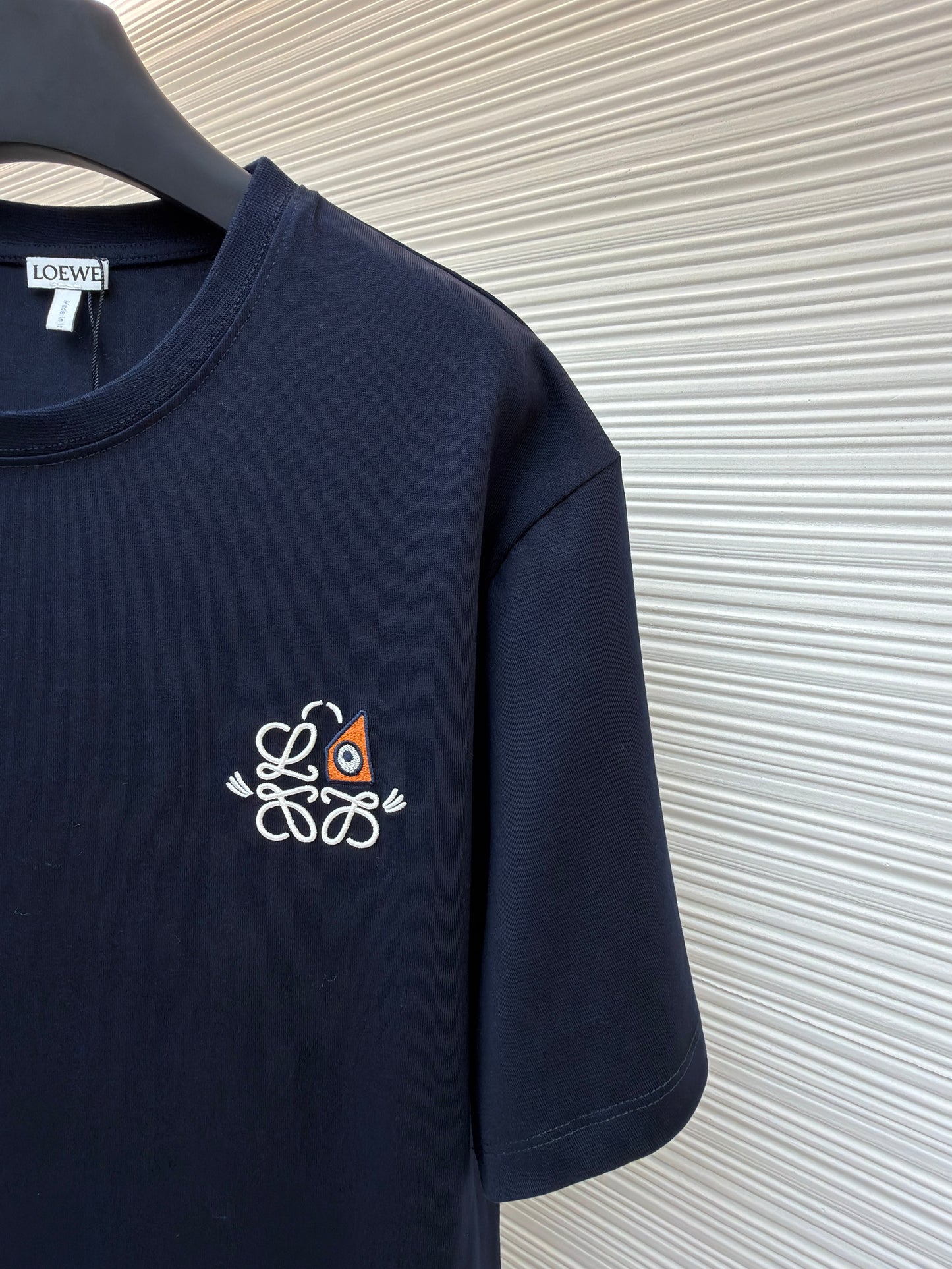 Dark Blue and White T-Shirt