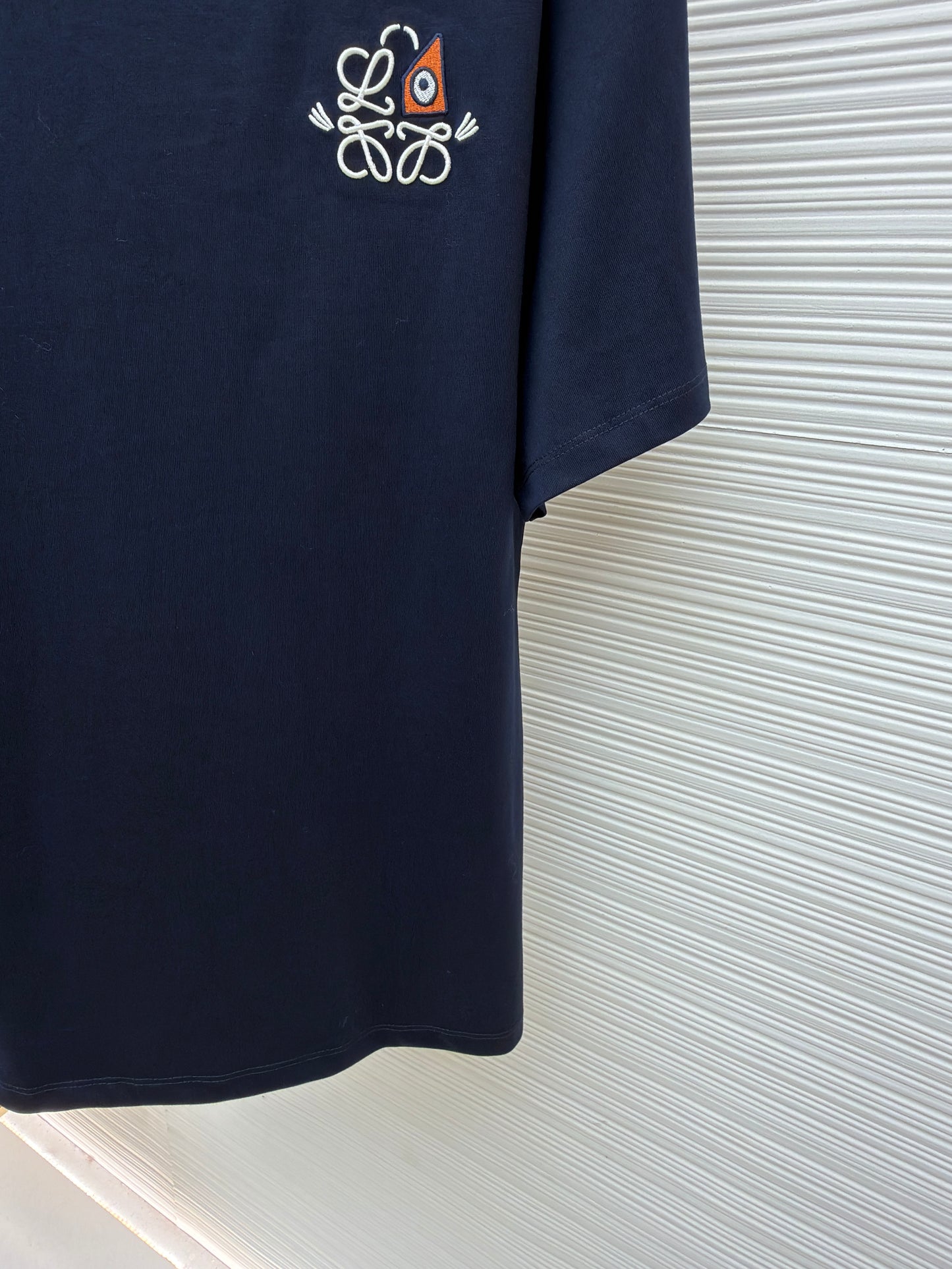 Dark Blue and White T-Shirt