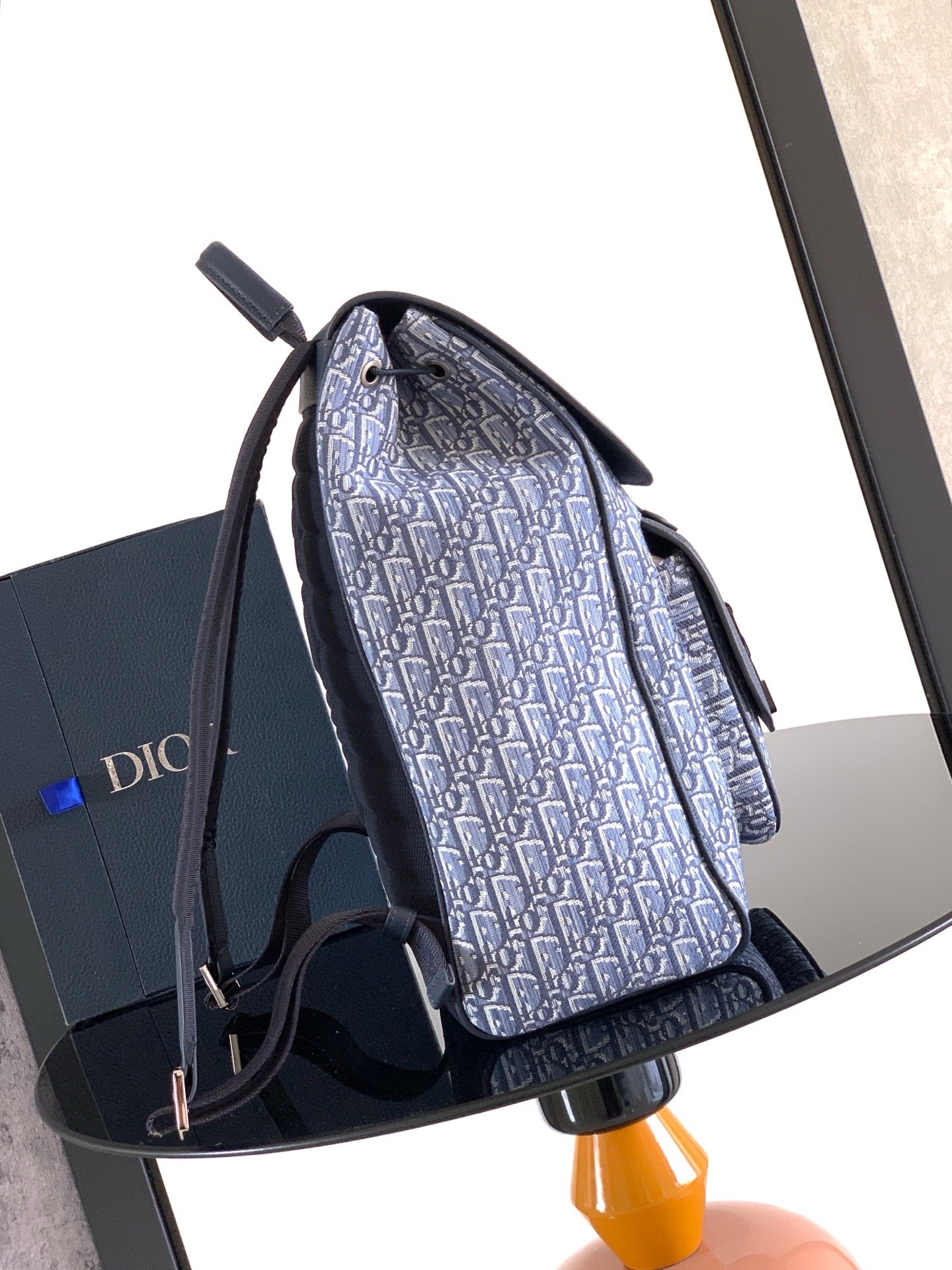 Blue and Grey Backpack