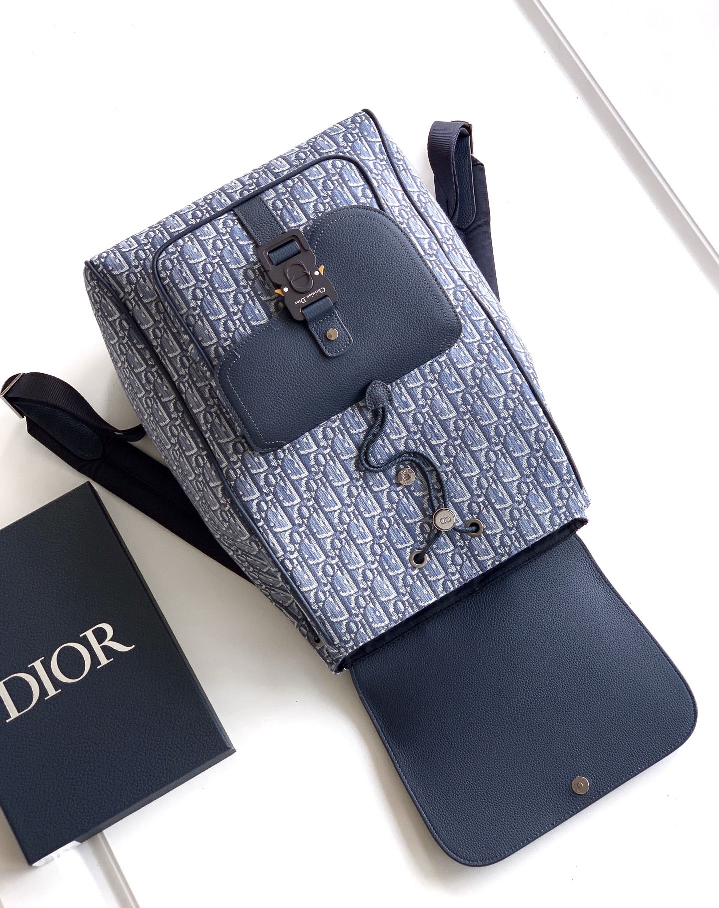 Blue and Grey Backpack