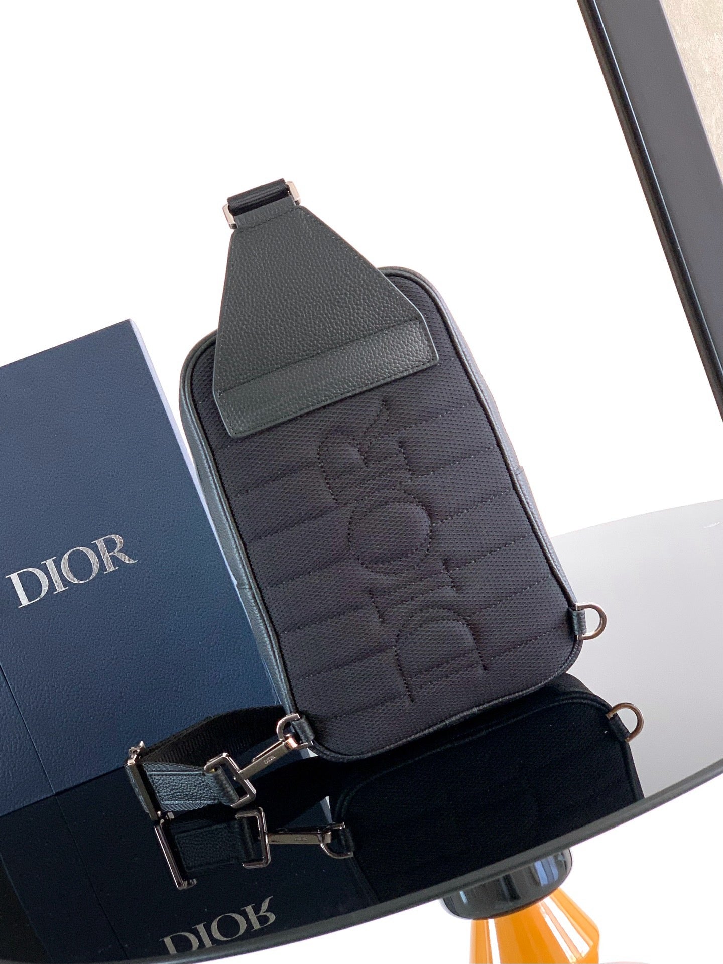 Black and Beige Backpack