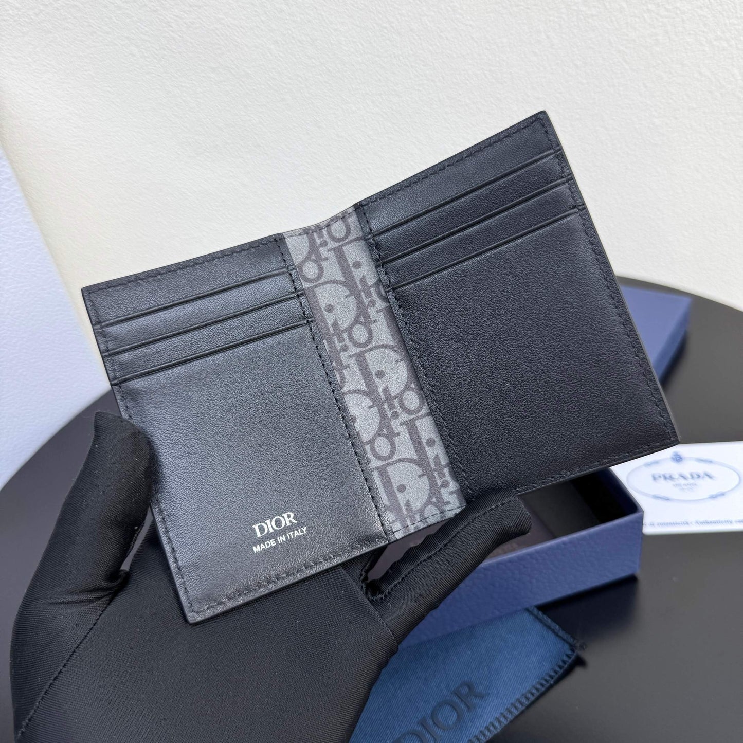 Camel and Black Wallet