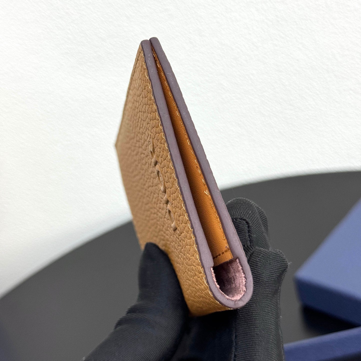 Camel and Black Wallet