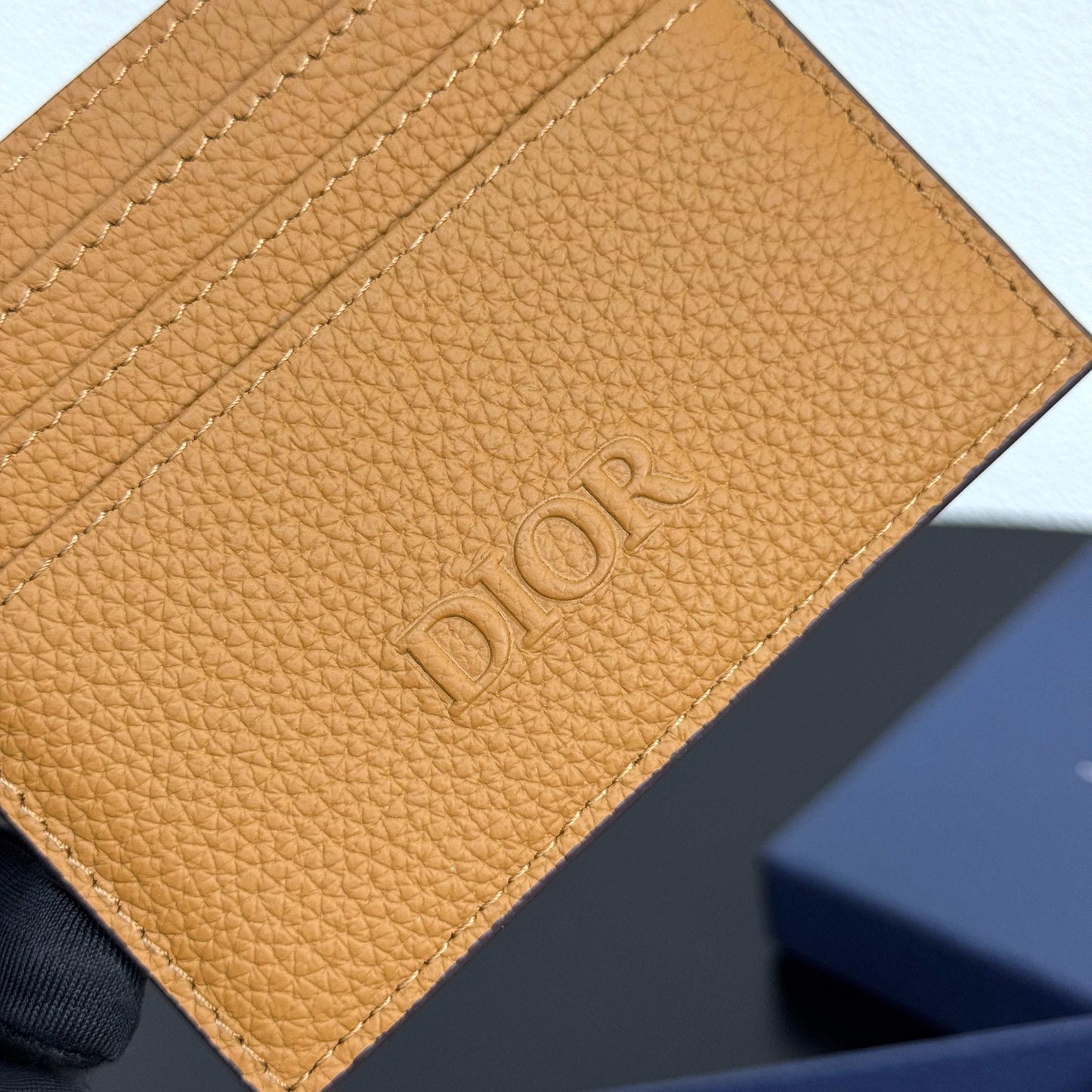 Camel and Black Wallet
