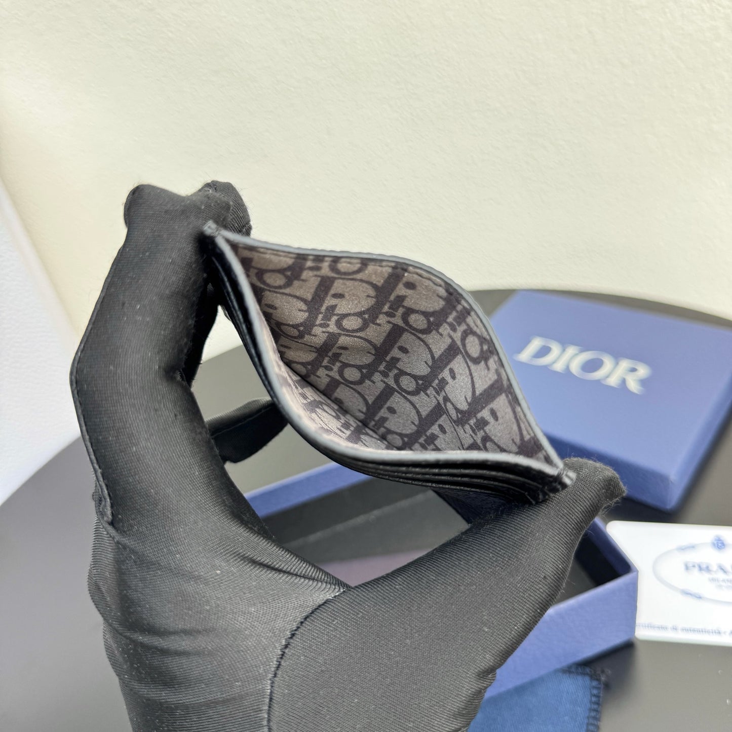 Camel and Black Wallet