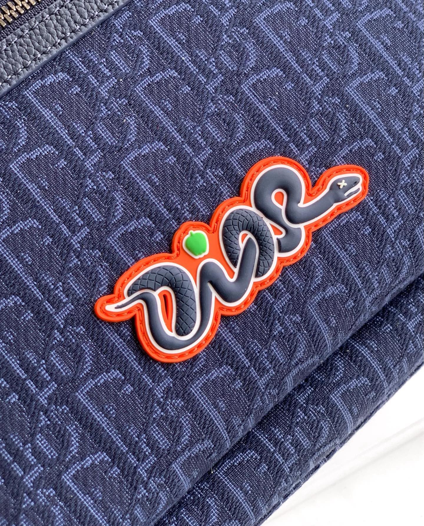 Dark Blue and Black Backpack