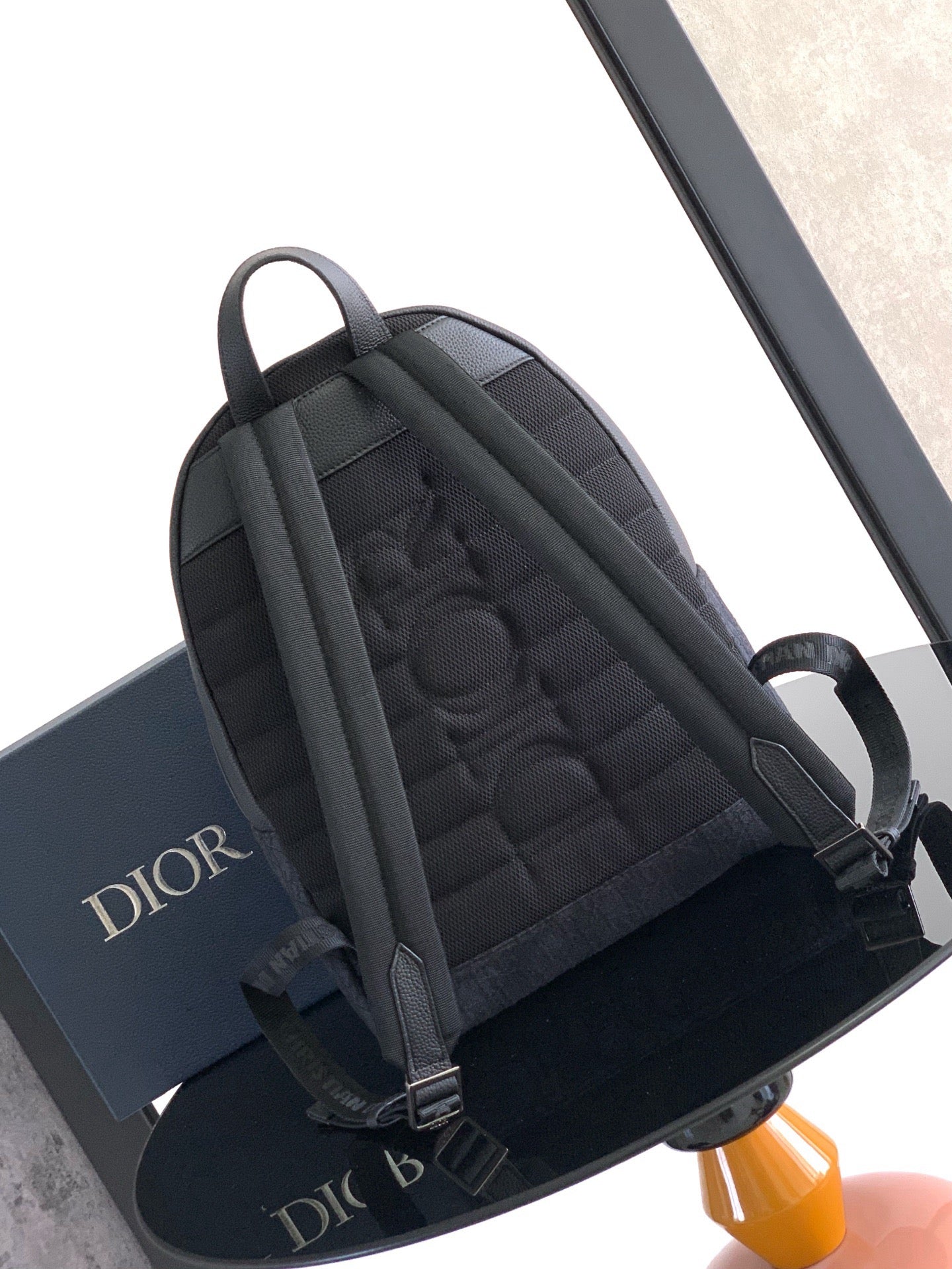 Dark Blue and Black Backpack