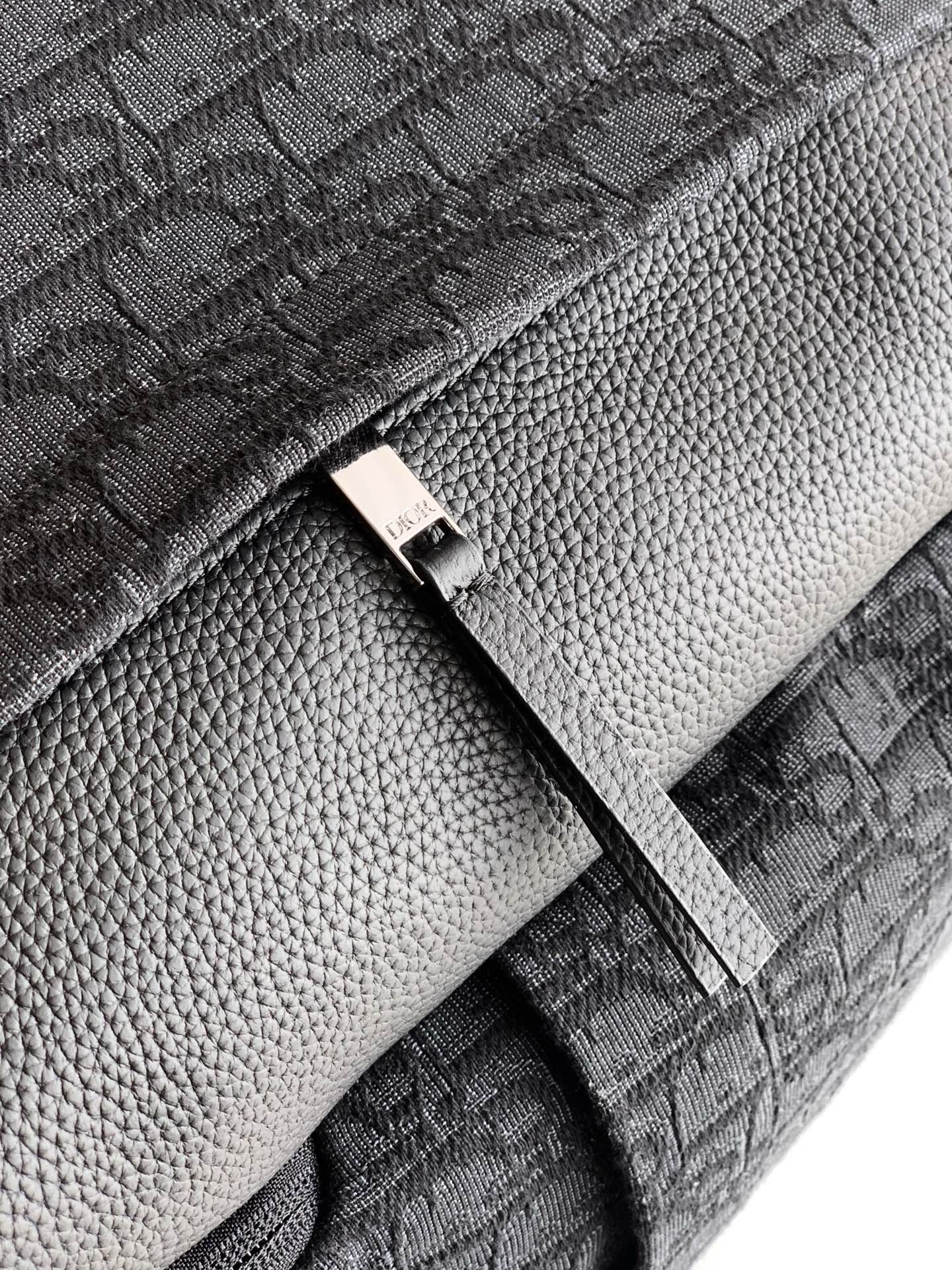 Black and Beige Backpack