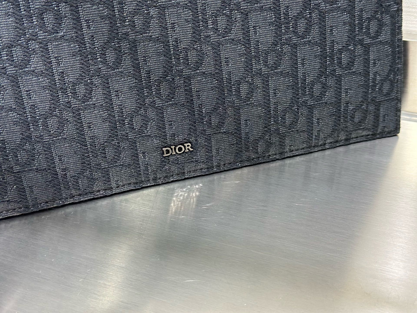 Dark Blue and Beige Bag