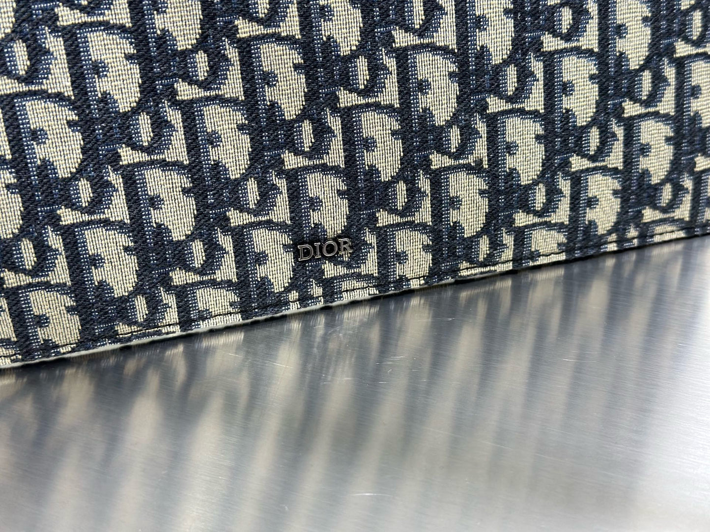 Dark Blue and Beige Bag