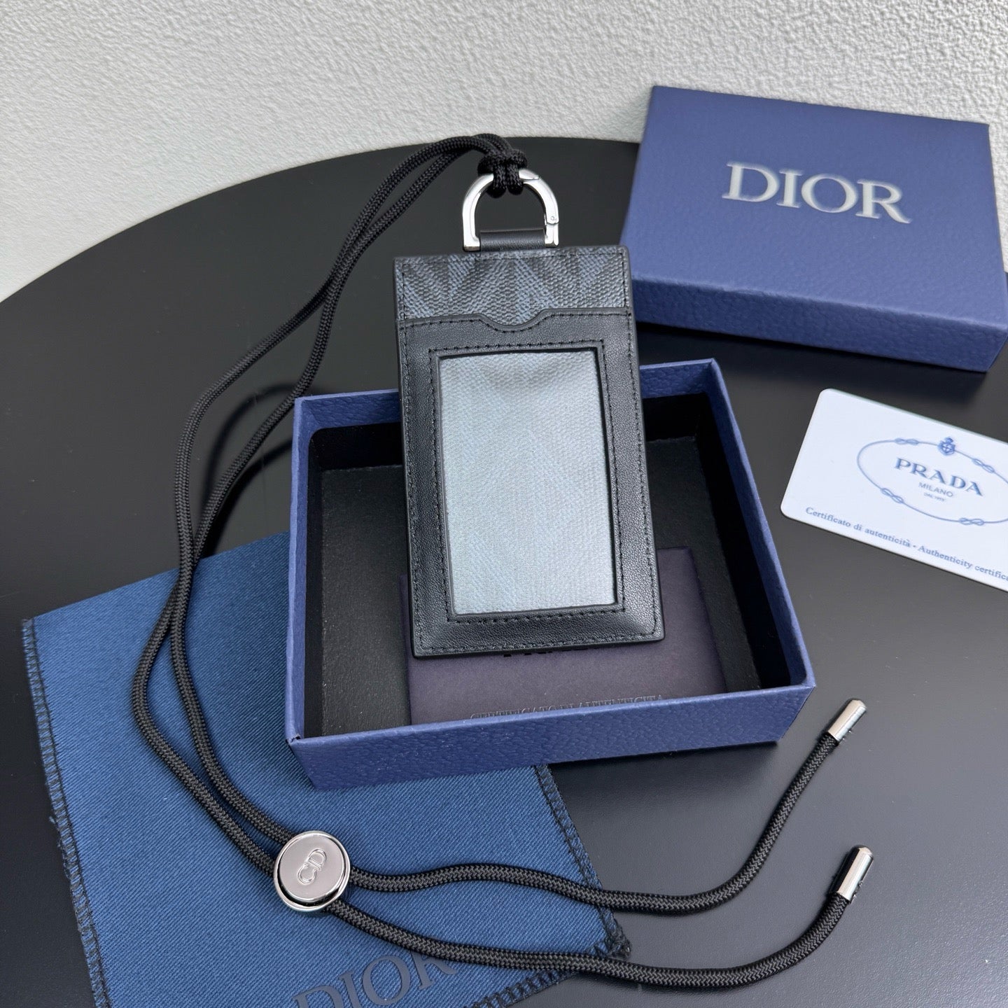 Black and Grey Wallet