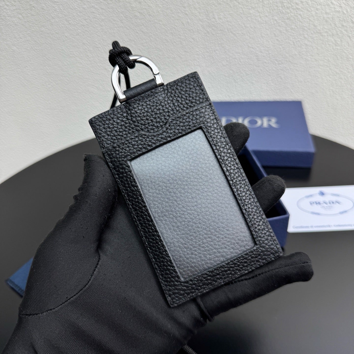 Black and Beige Wallet