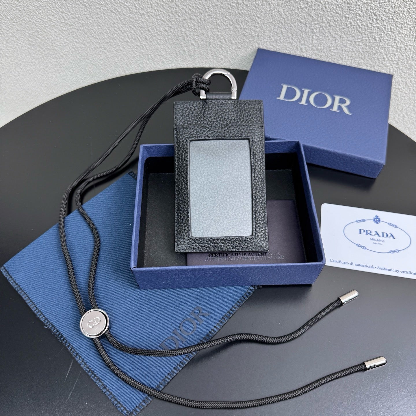 Black and Beige Wallet