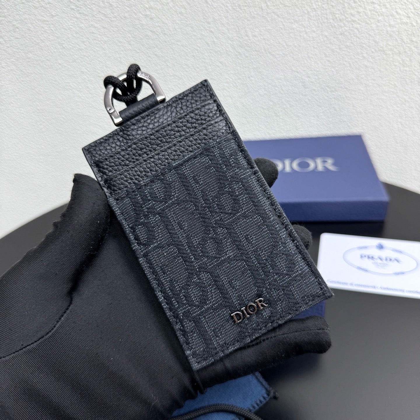 Black and Beige Wallet