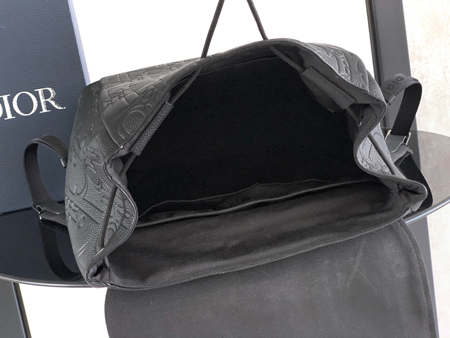 Black and Blue Backpack