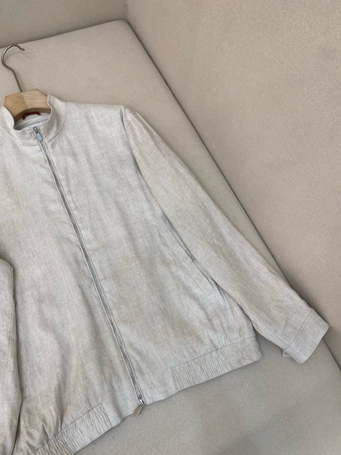 White and Grey Jacket