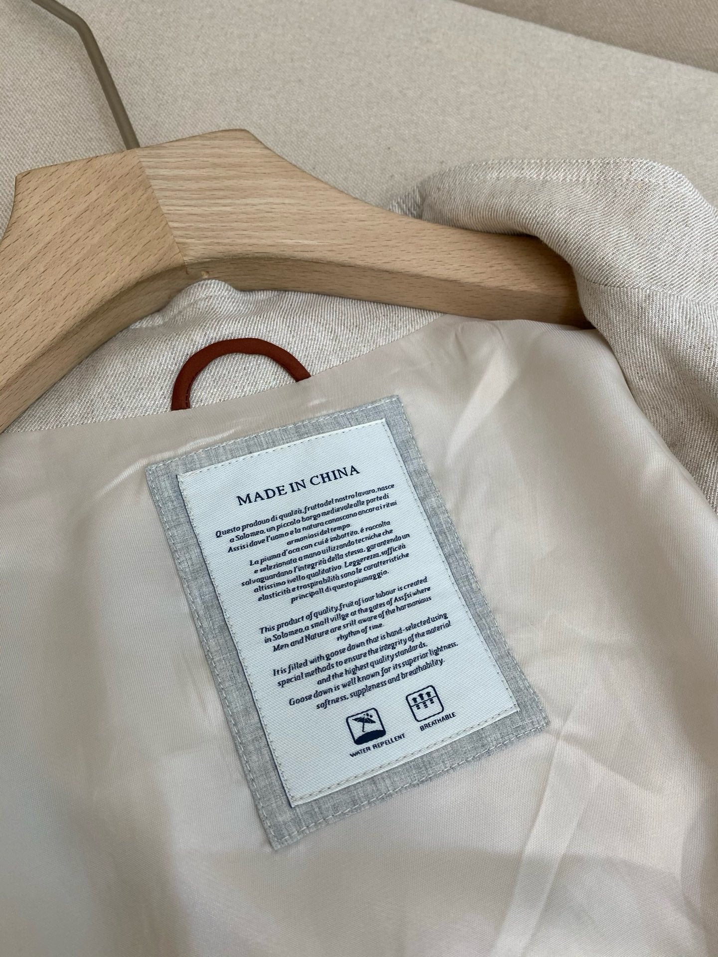 White and Grey Jacket