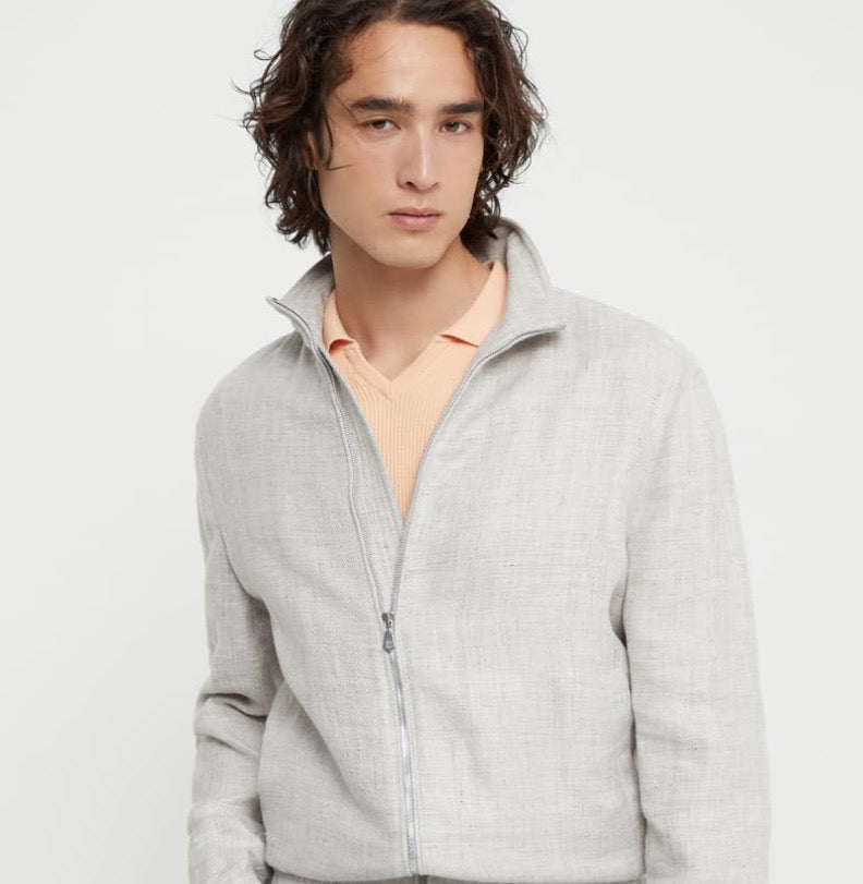 White and Grey Jacket