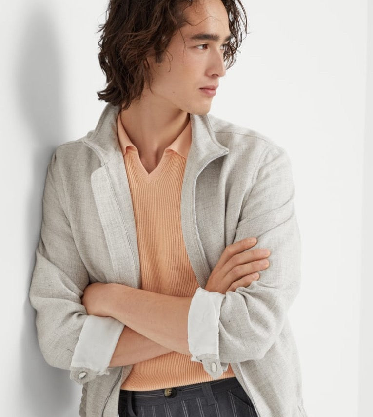 White and Grey Jacket