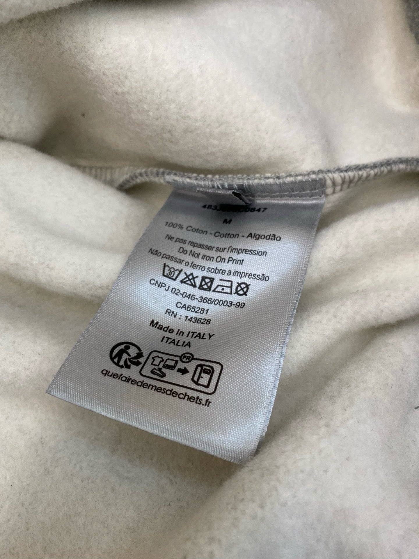 Grey and White T-Shirt