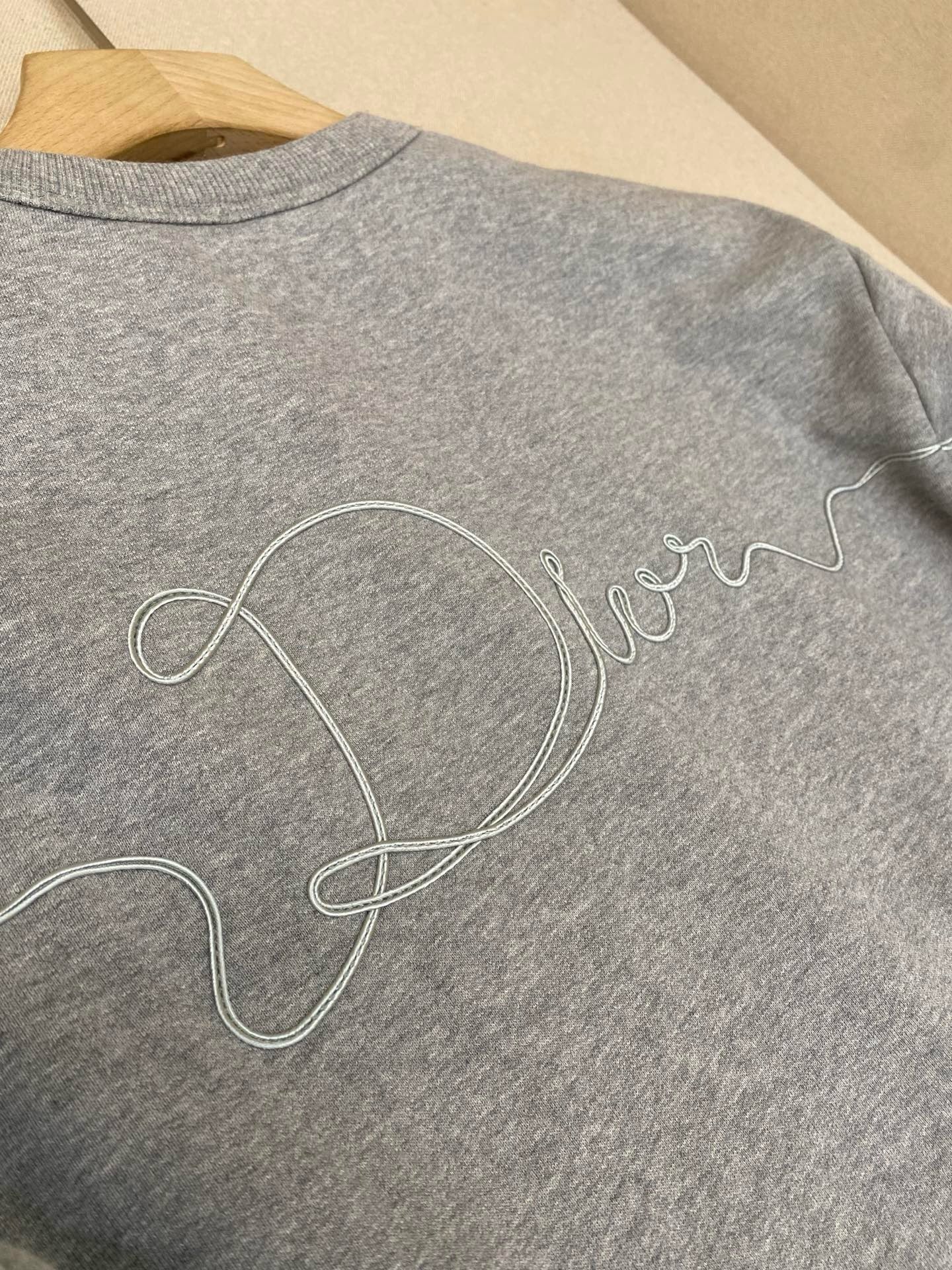 Grey and White T-Shirt