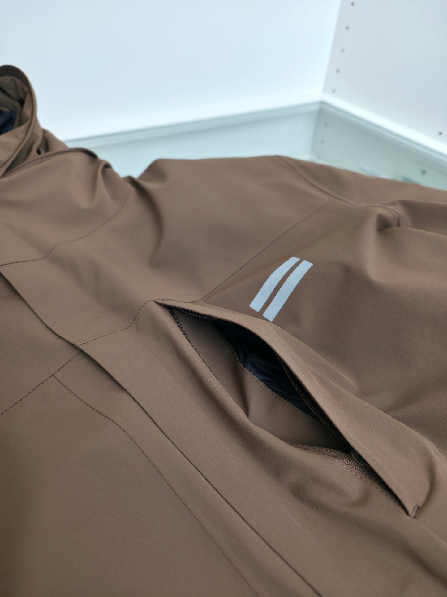 Brown and Black Jacket