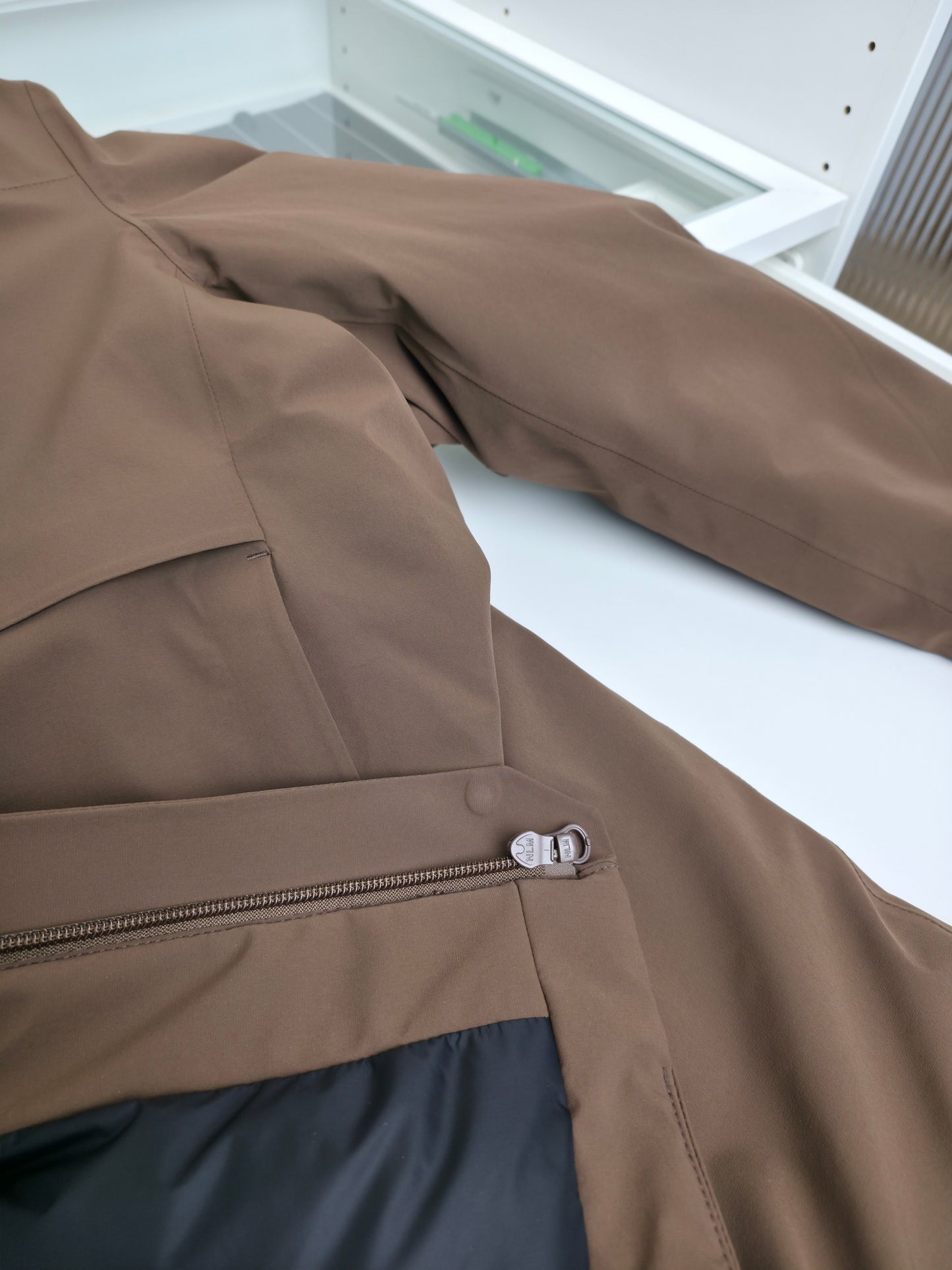 Brown and Black Jacket