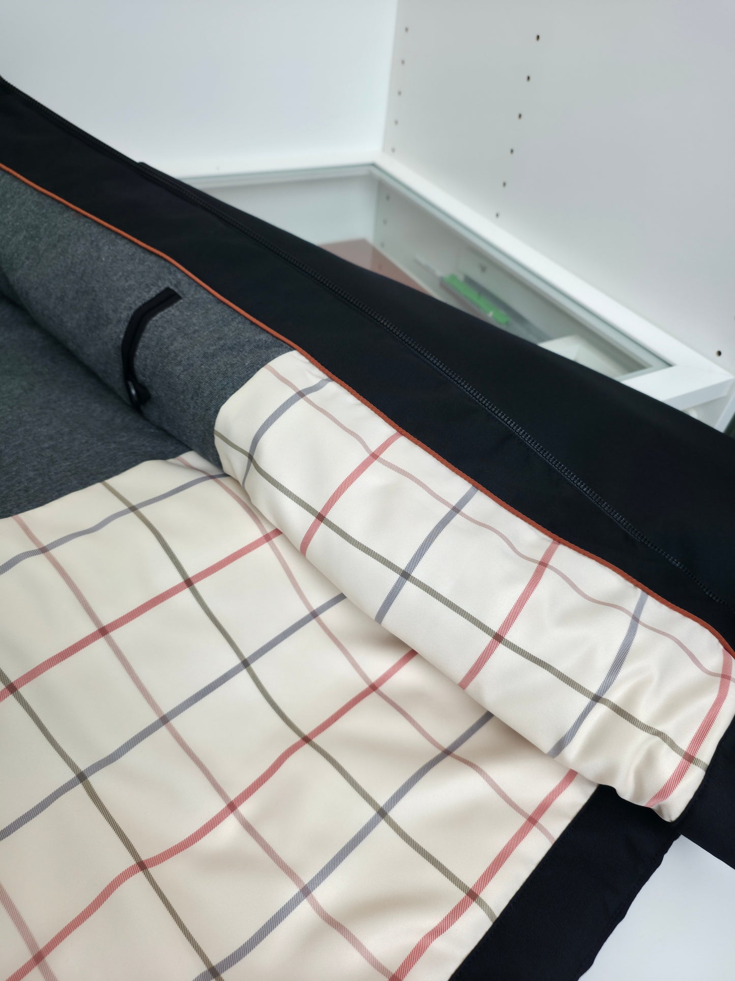 Black, Grey and Navy blue Jacket