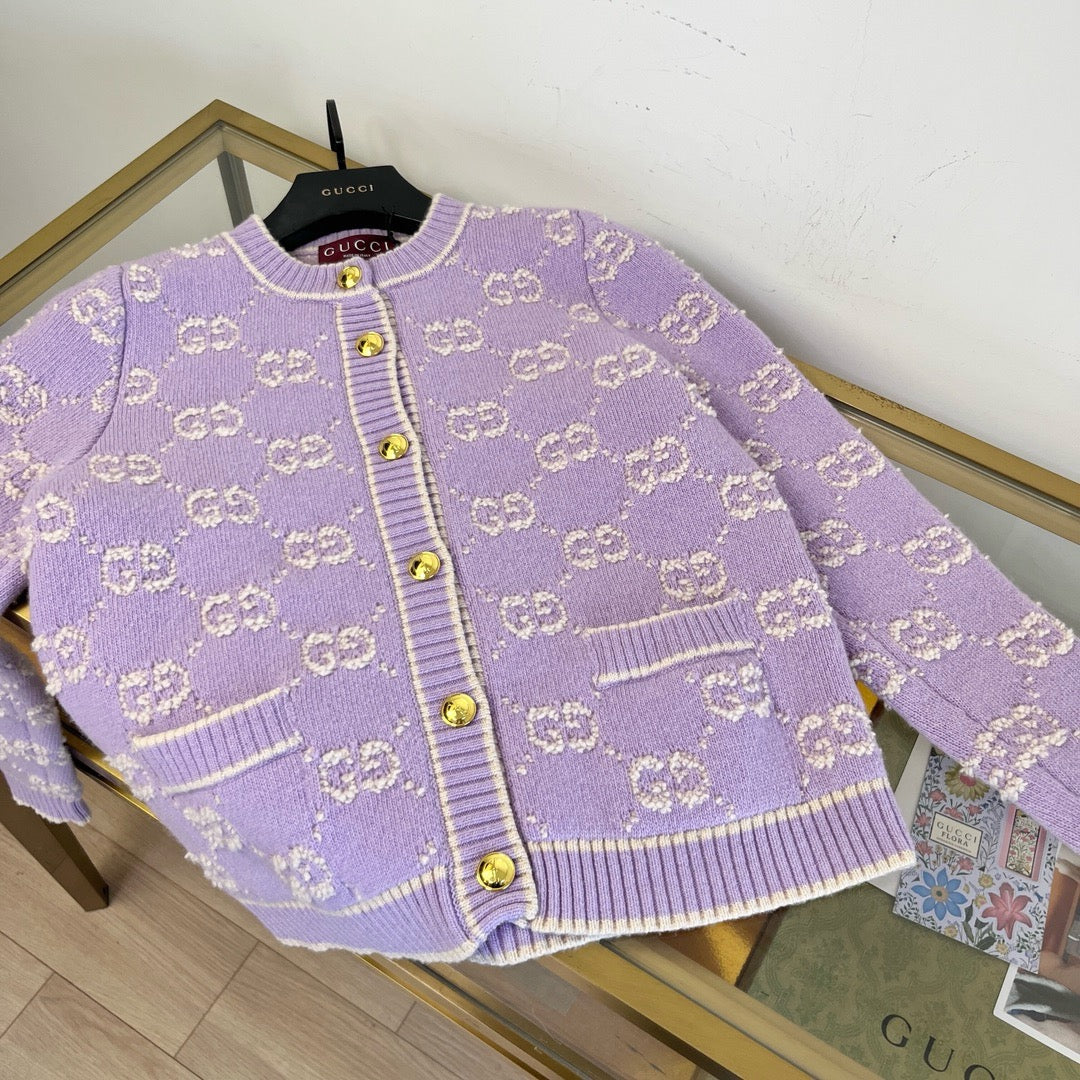 Brown and Light purple Jacket