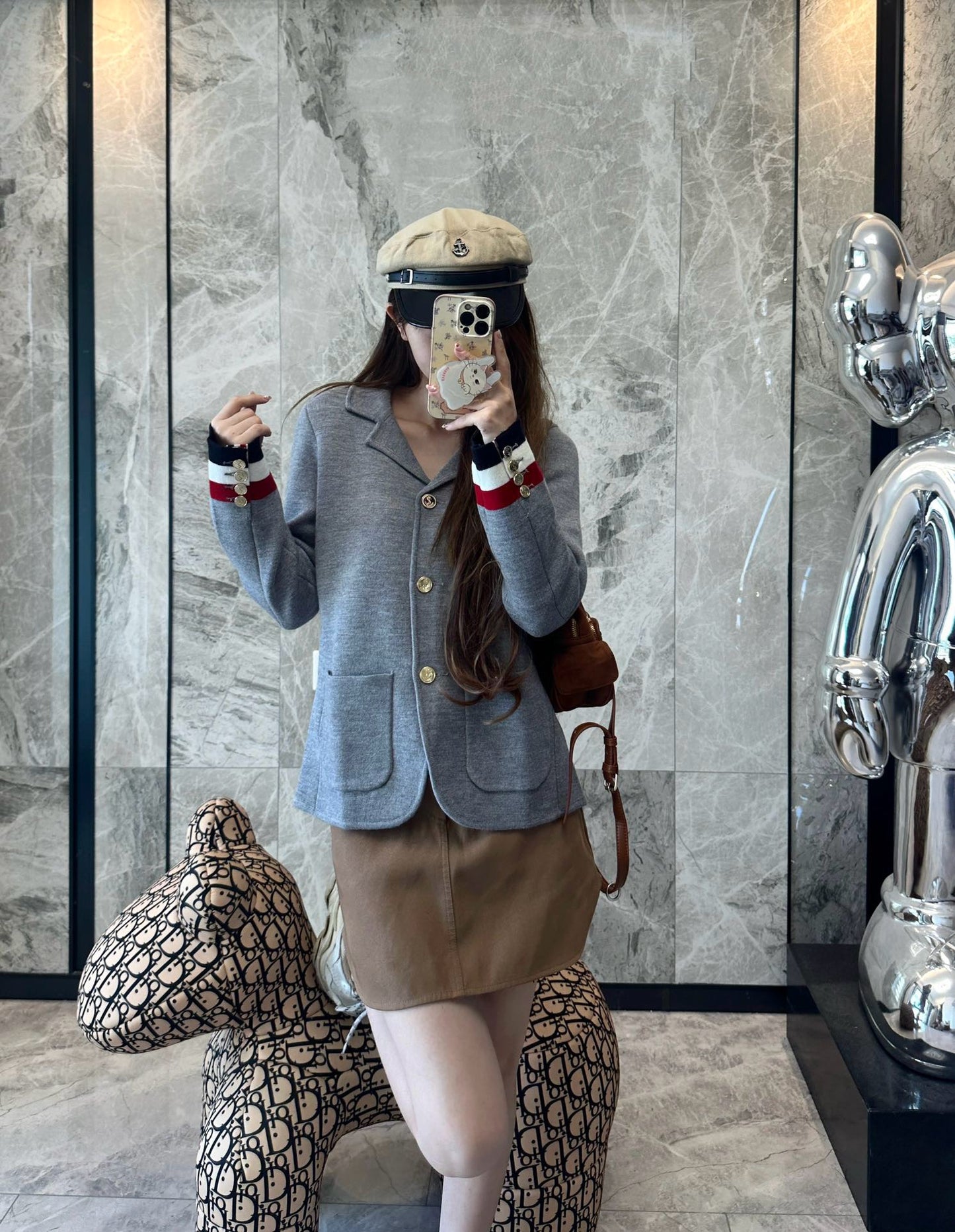 White and Grey Jacket