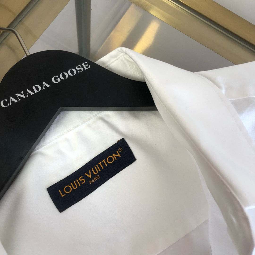 White and Sky blue Shirt