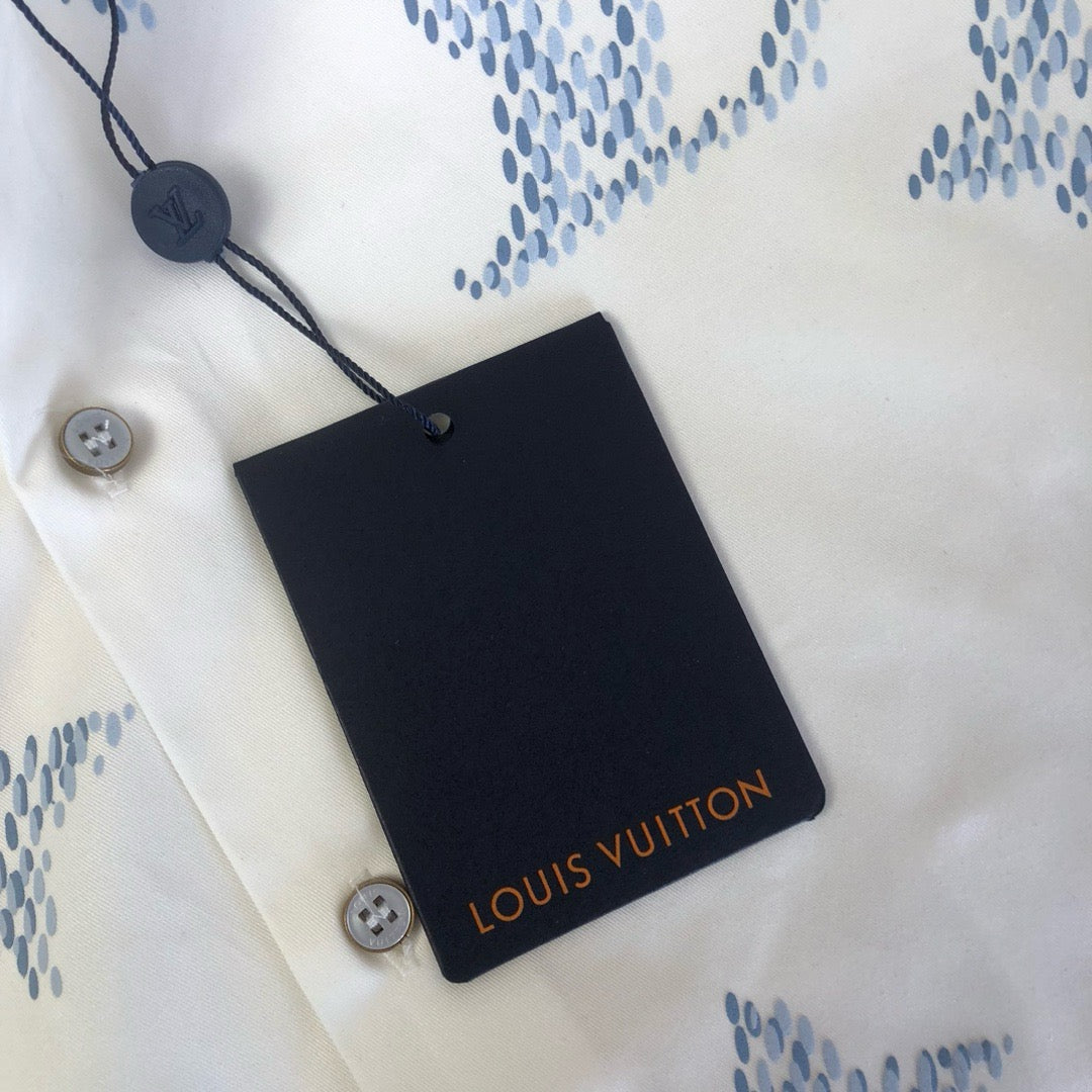 White and Sky blue Shirt