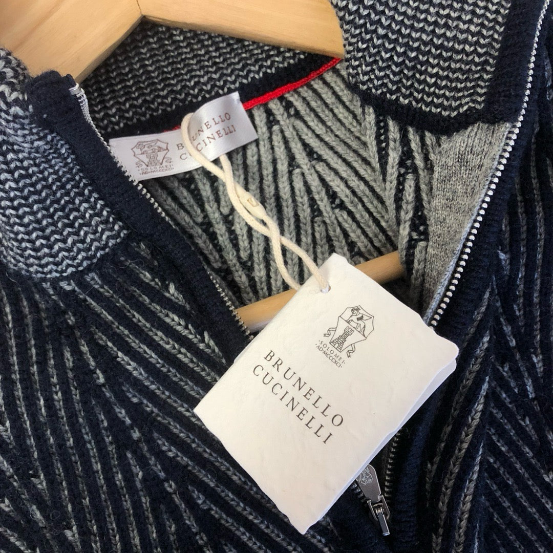 Black and Off-white Jacket