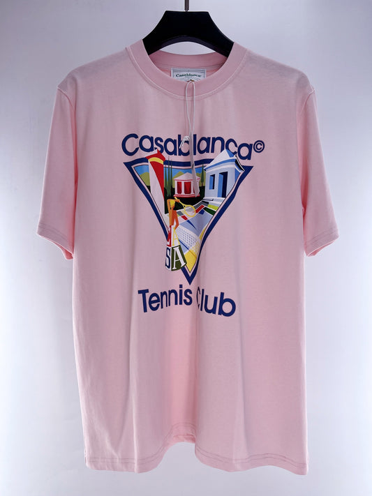 Pink, Blue and White T-shirt