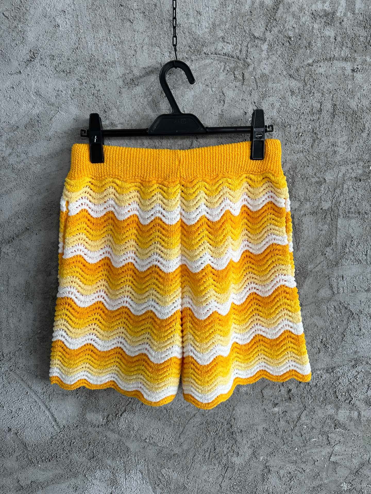 Yellow and Blue Short