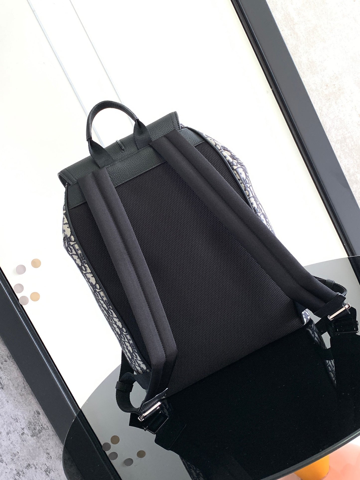 Apricot and Black Bag