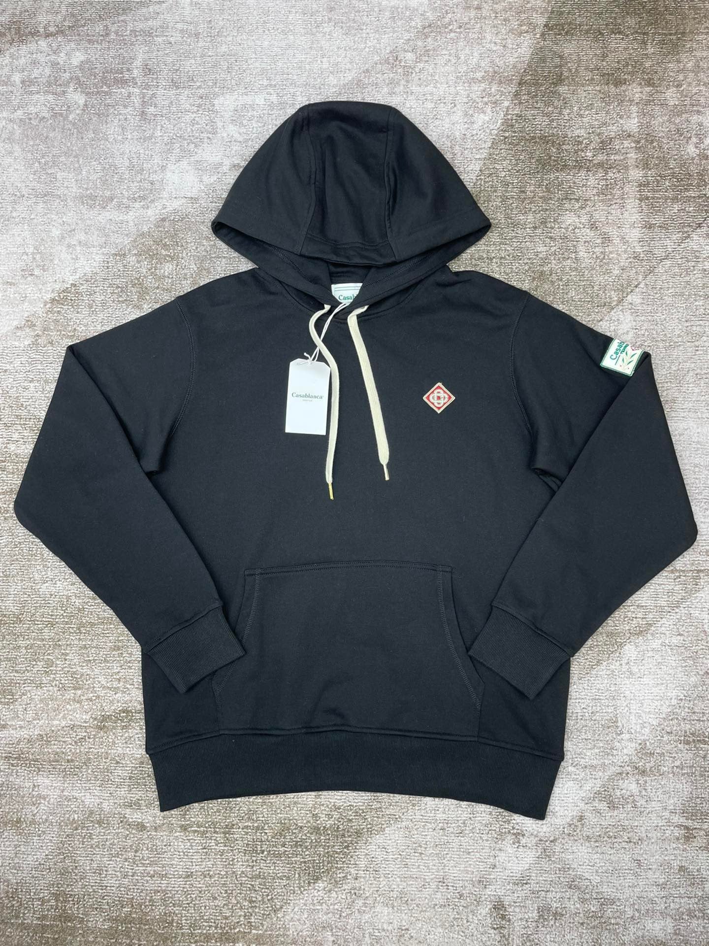 Black and Green Hoodie