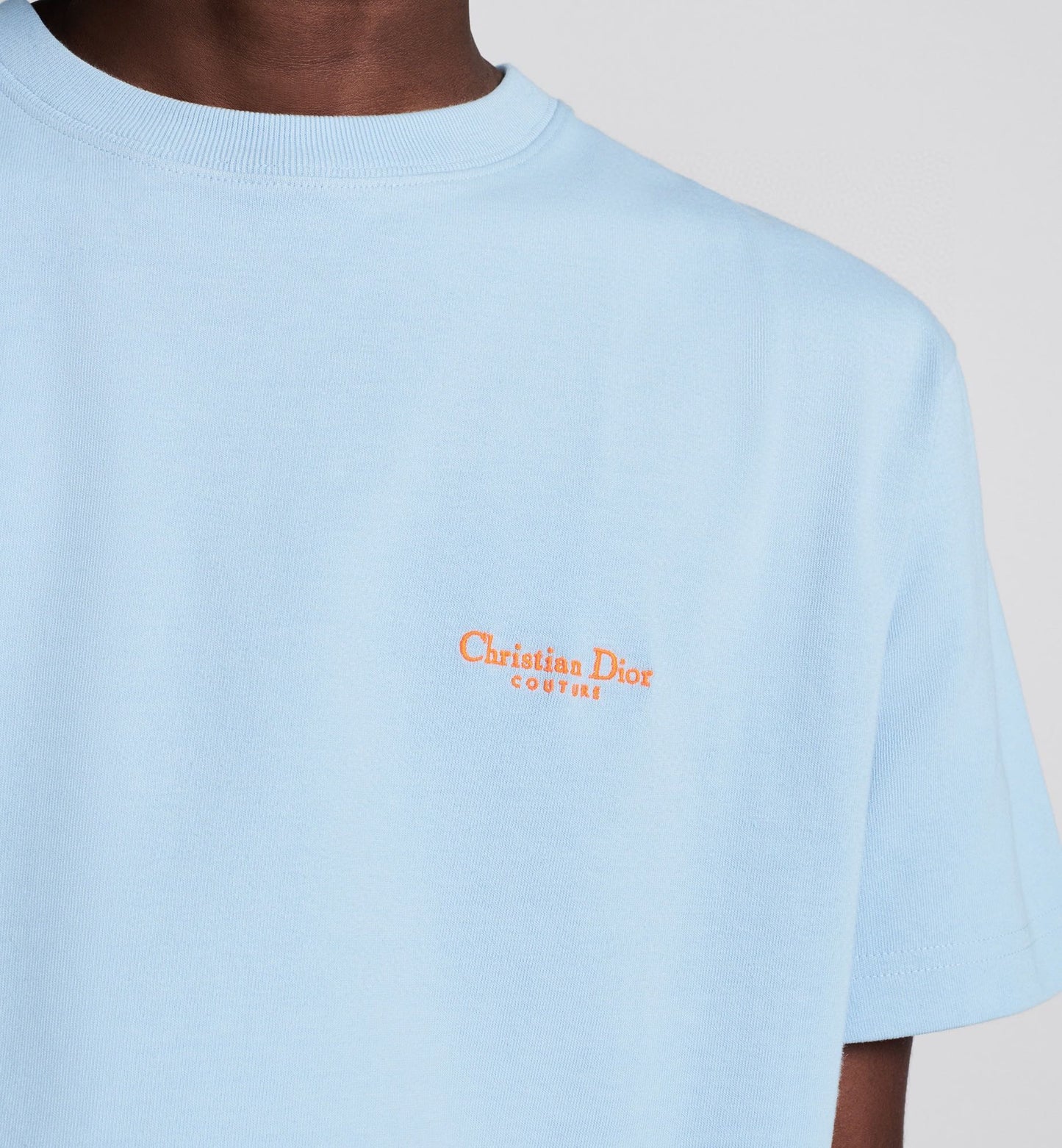 White and Sky blue T-shirt