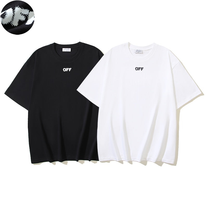 White and Black T-shirt