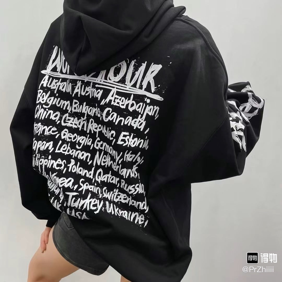 Black and Gray Hoodie